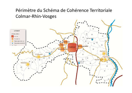 Primtre du Schma de Cohrence Territoriale COLMAR - RHIN - VOSGES